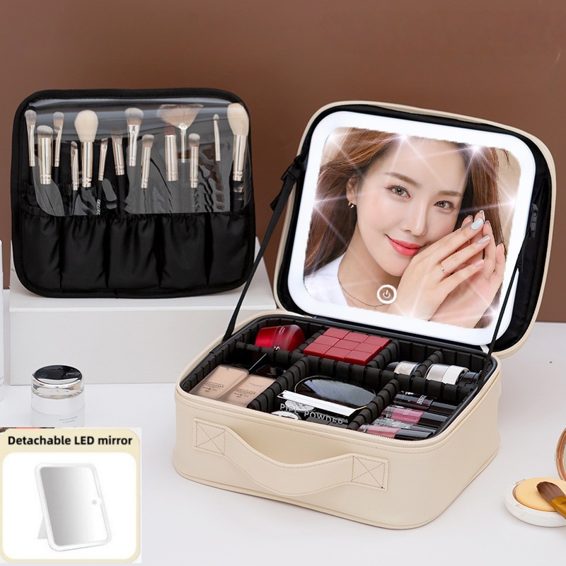 Beauty Makeup Light - Tas Rias Wanita Kapasitas Besar Dengan