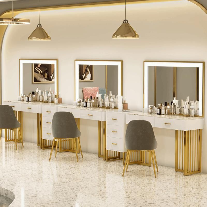 Beauty Makeup Stores - Meja rias untuk toko profesional Studio