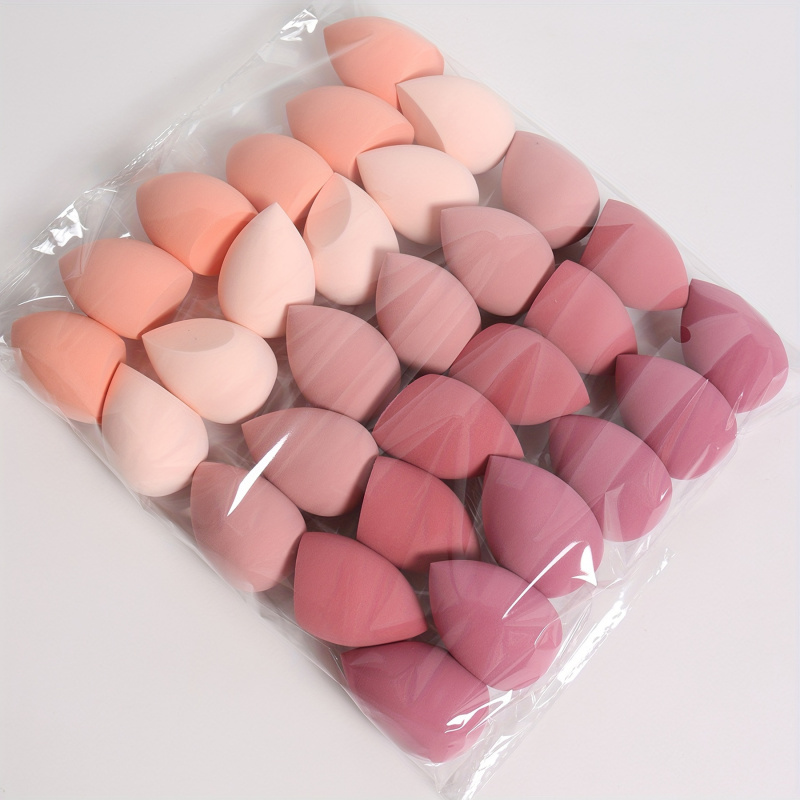 Blush Brush Kabuki - 7Set setelan spon riasan, cocok untuk