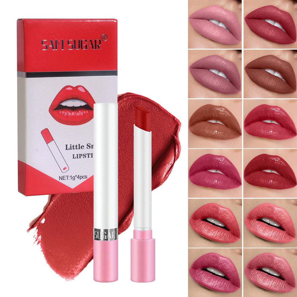 Beauty Makeup Stores - Set Lipstik Rokok 4 Pcs Pearl