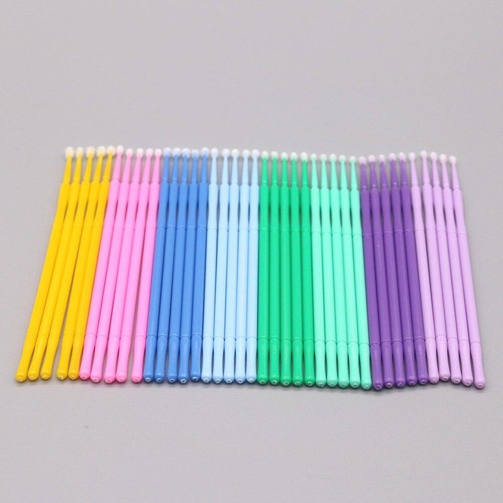 Blush Brush Kabuki - 100 Buah/Lot Kuas Mikro Riasan Ekstensi