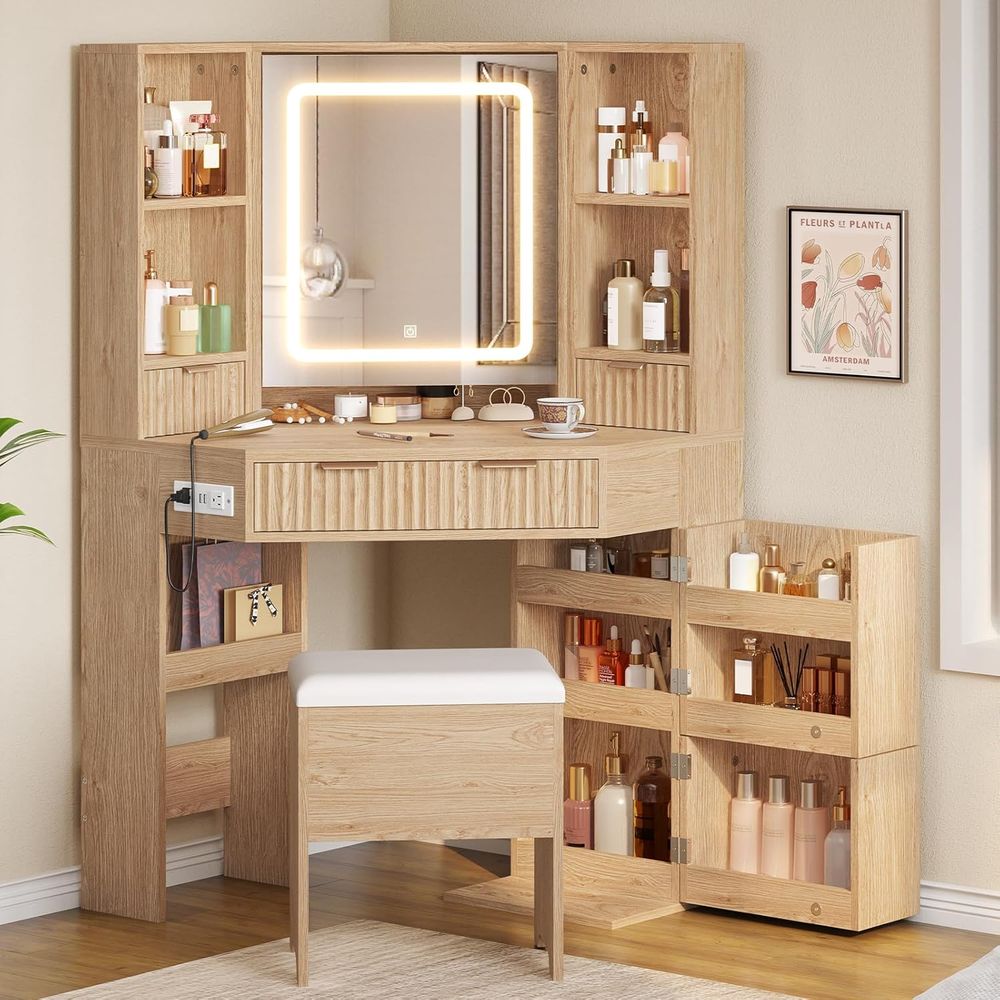 Beauty Makeup Light - Meja Rias BTHST dengan Lampu dan