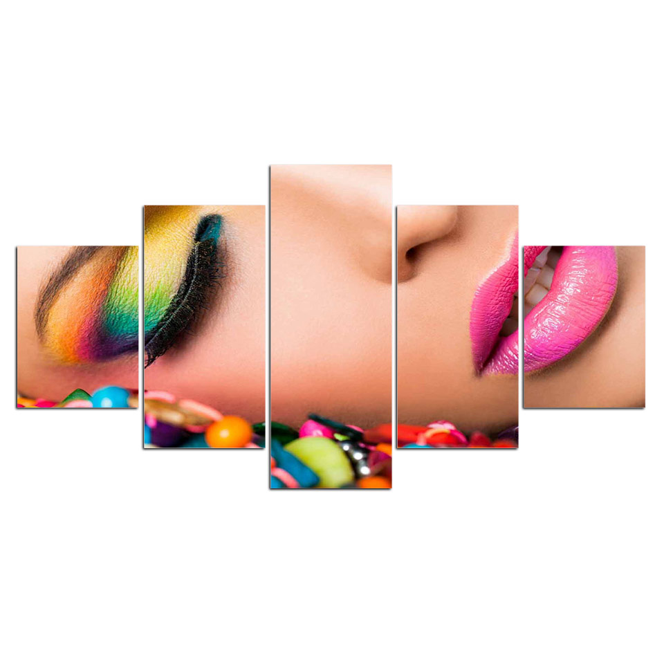 Beauty Makeup Hd - Manikur kecantikan tanpa bingkai 5 buah,