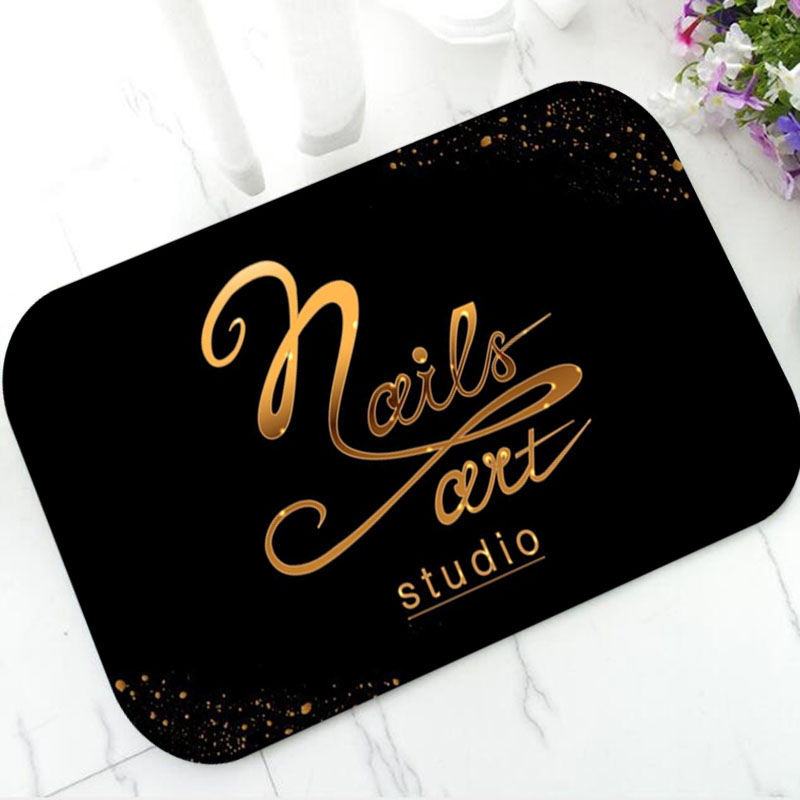 Beauty Makeup Studio - Studio Seni Kuku Hitam Emas Trendi