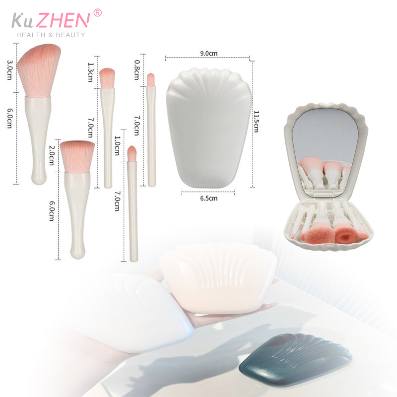 Beauty Makeup Hd - 5 Buah Set Kuas Rias Portabel