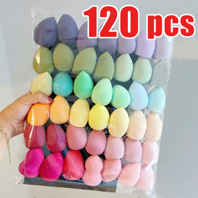 Beauty Makeup Tools Use - 4/12/36/72/120 buah spons rias Mini bentuk