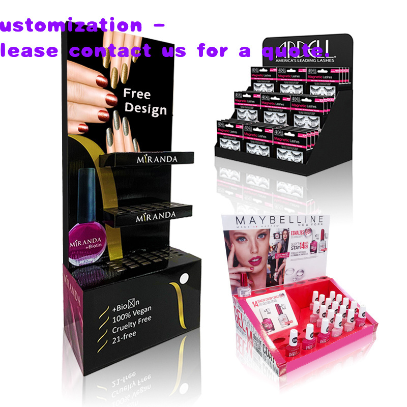 Beauty Makeup Stores - Rak Display Kosmetik Lipgloss Kardus untuk