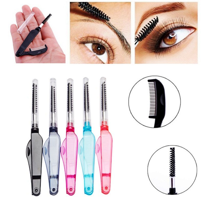 Blush Brush Kabuki - 5 Buah Sisir Alis Bulu Mata