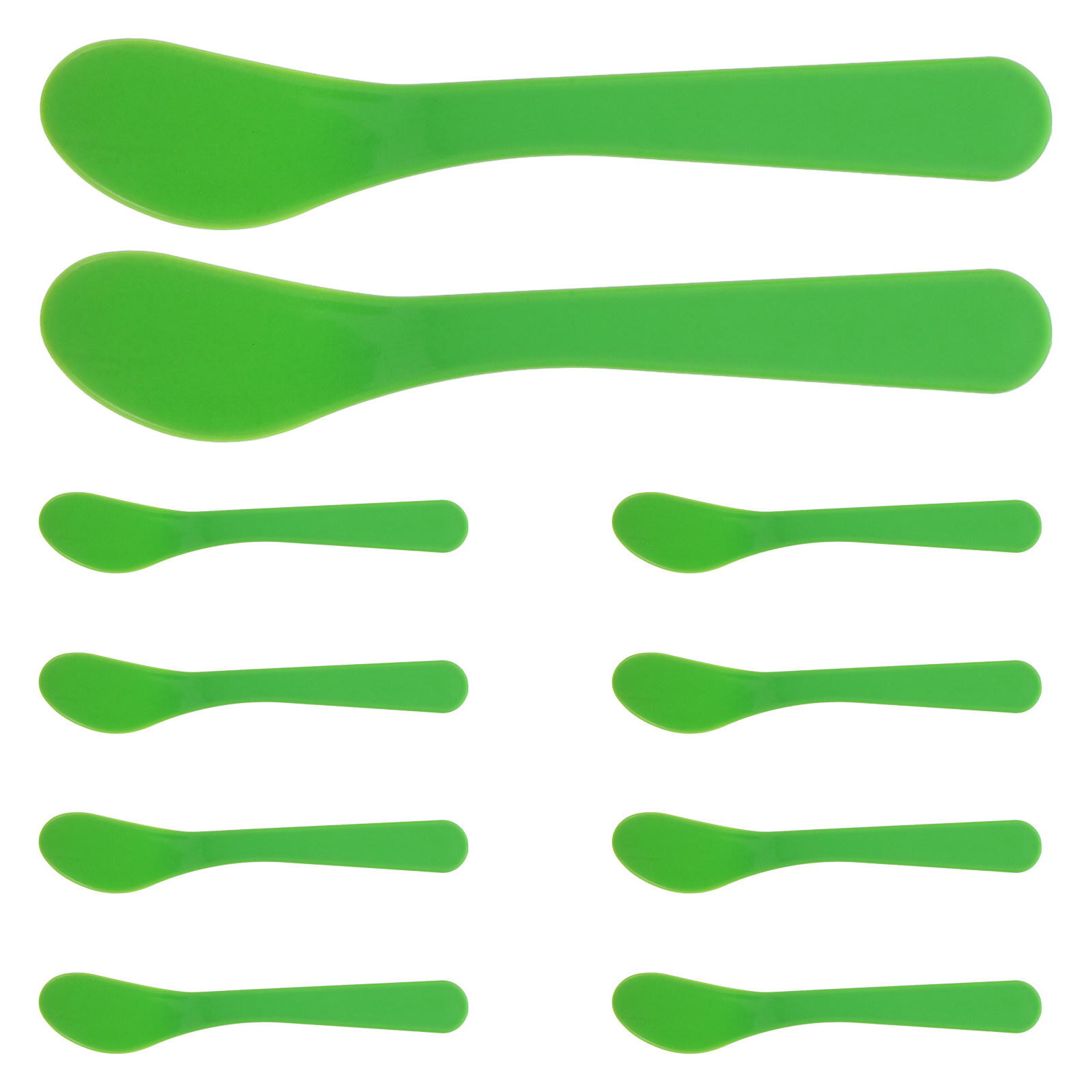 Beauty Makeup Tools Set - 10Pcs Set Spatula Gagang PP untuk