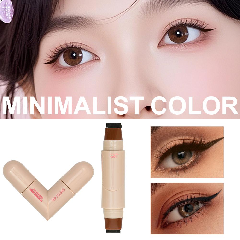 Beauty Mark Makeup - Pena Stempel Eyeliner Putar Kepala Ganda