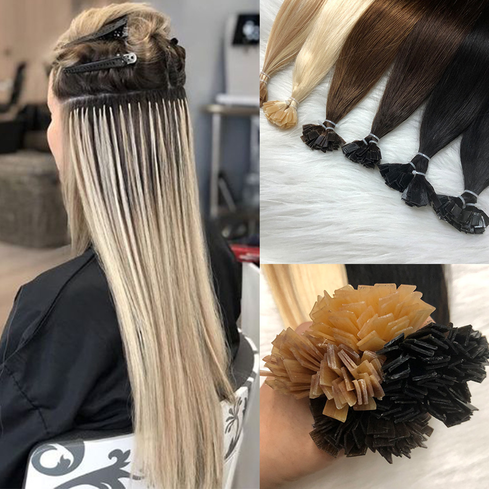 Pure Beauty Hair & Makeup - Ekstensi rambut ujung datar rambut manusia