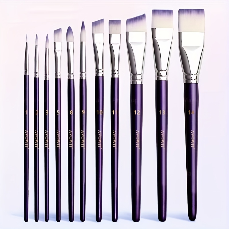 Beauty Makeup Studio - Set Kuas Lukis Profesional 7/11 Buah,