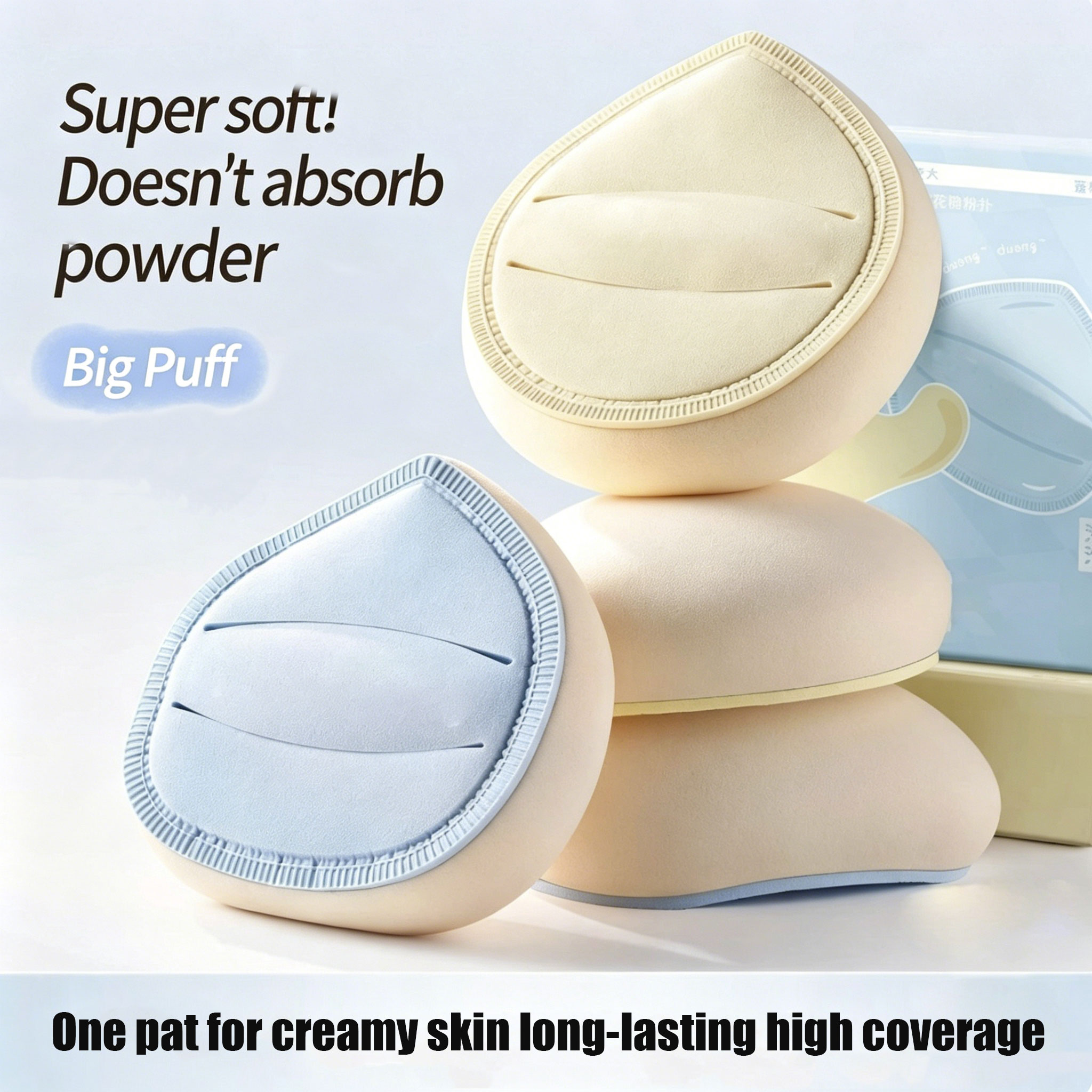 Beauty Makeup Tools Use - 1 Buah Puff Kosmetik Super Tebal