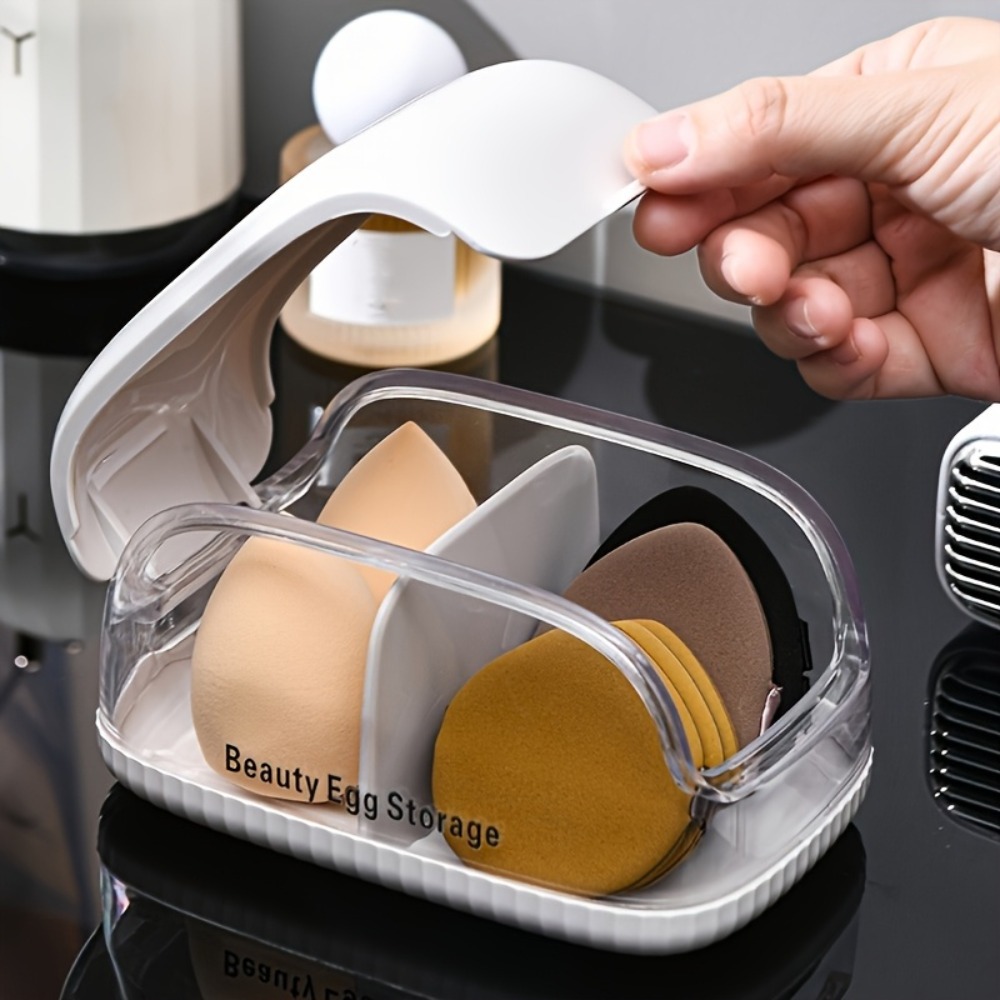 Beauty Blender In Makeup - Kotak Penyimpanan Spons Kecantikan Dua Kompartemen