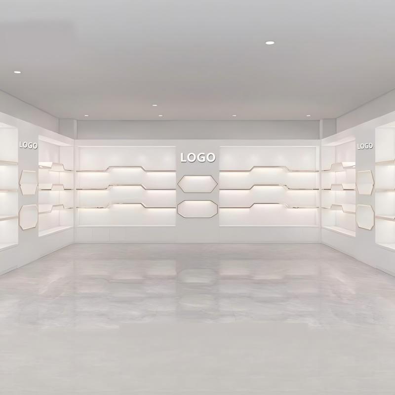 Lemari Display Produk Kecantik - Beauty Makeup Stores ulasan dan harga