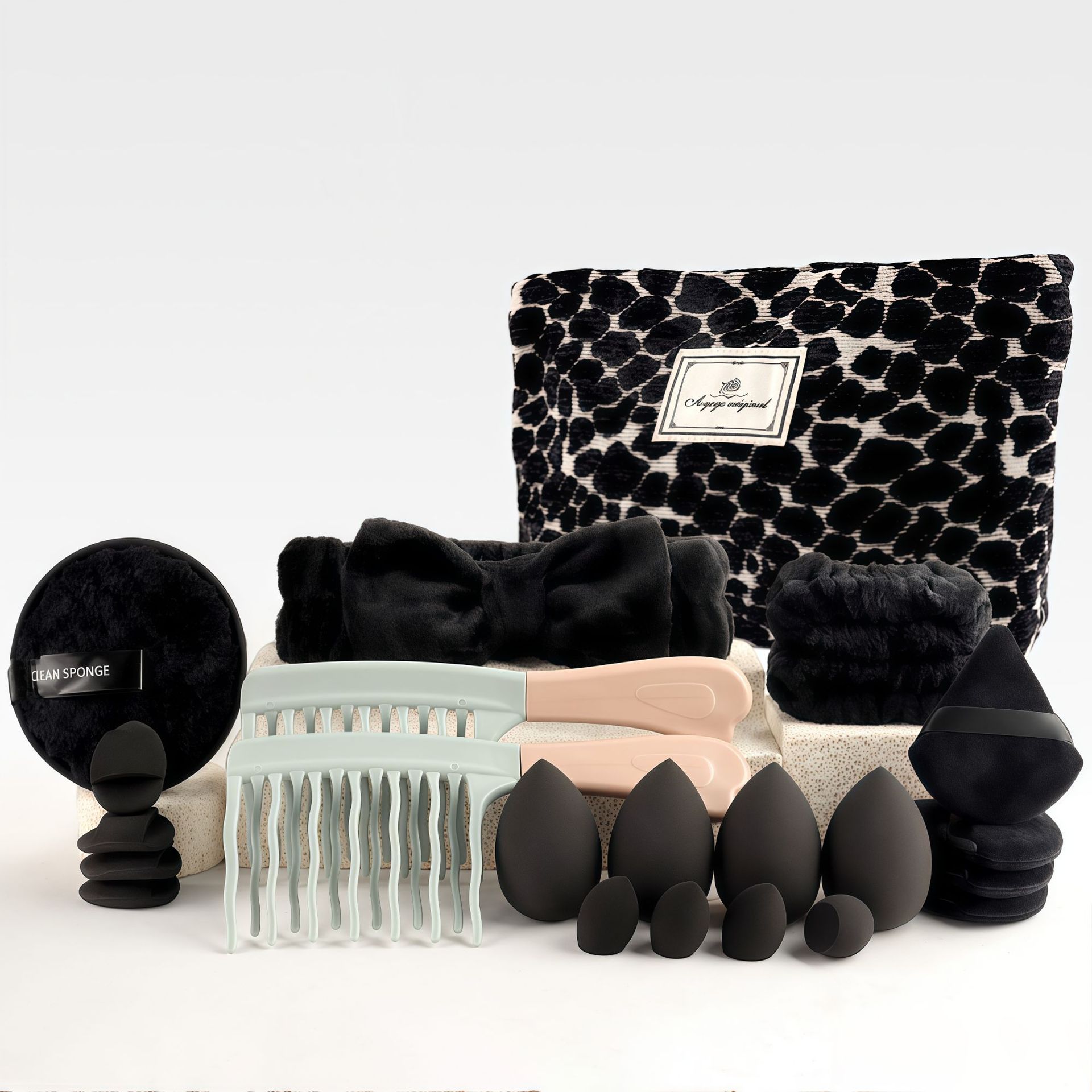 Set Kuas Makeup Gaya Chic deng - Beauty Makeup Tools Set ulasan dan harga