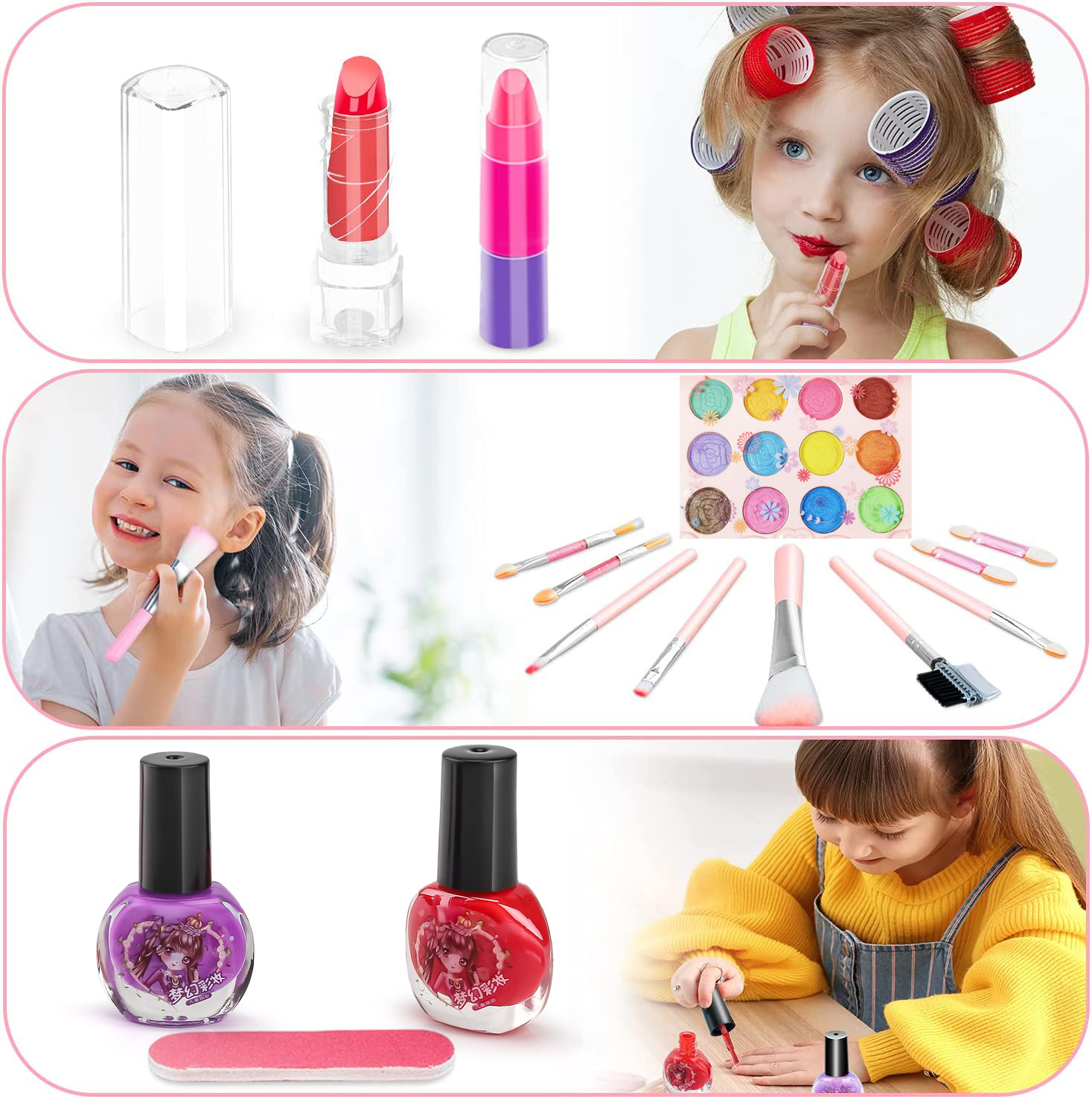 Kit mainan Makeup anak perempu - Beauty Makeup Kit For Kids ulasan dan harga