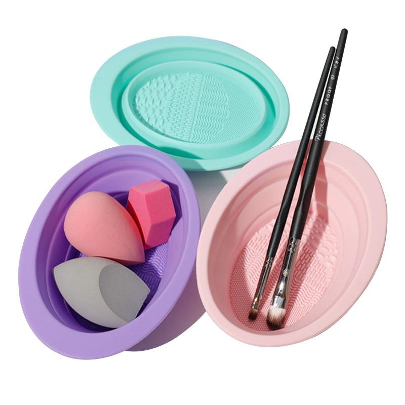 Pembersih Kuas Rias Silikon Le - Beauty Makeup Tools Use ulasan dan harga