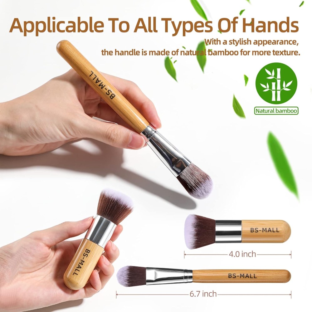 BS-MALL Set Kuas Makeup 11 Bua - Blush Brush Kabuki ulasan dan harga