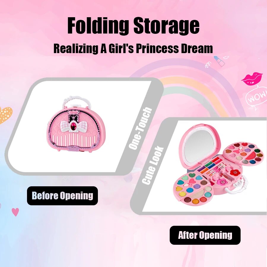 Mainan kecantikan anak perempu - Beauty Makeup Kit For Kids ulasan dan harga