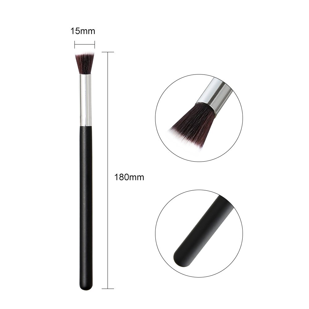 BNG kuas bubuk celup kuku lemb - Blush Brush Kabuki ulasan dan harga