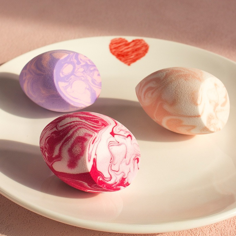 Spons Rias Wajah Pola Marmer U - Beauty Blender In Makeup ulasan dan harga