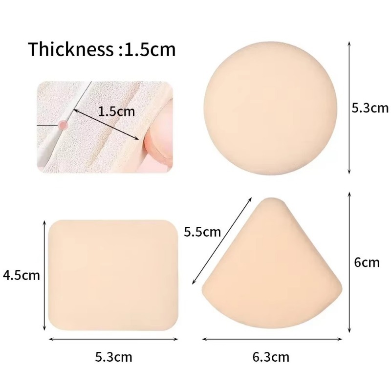 1-10pcs Puff Bedak Foundation  - Beauty Blender In Makeup ulasan dan harga