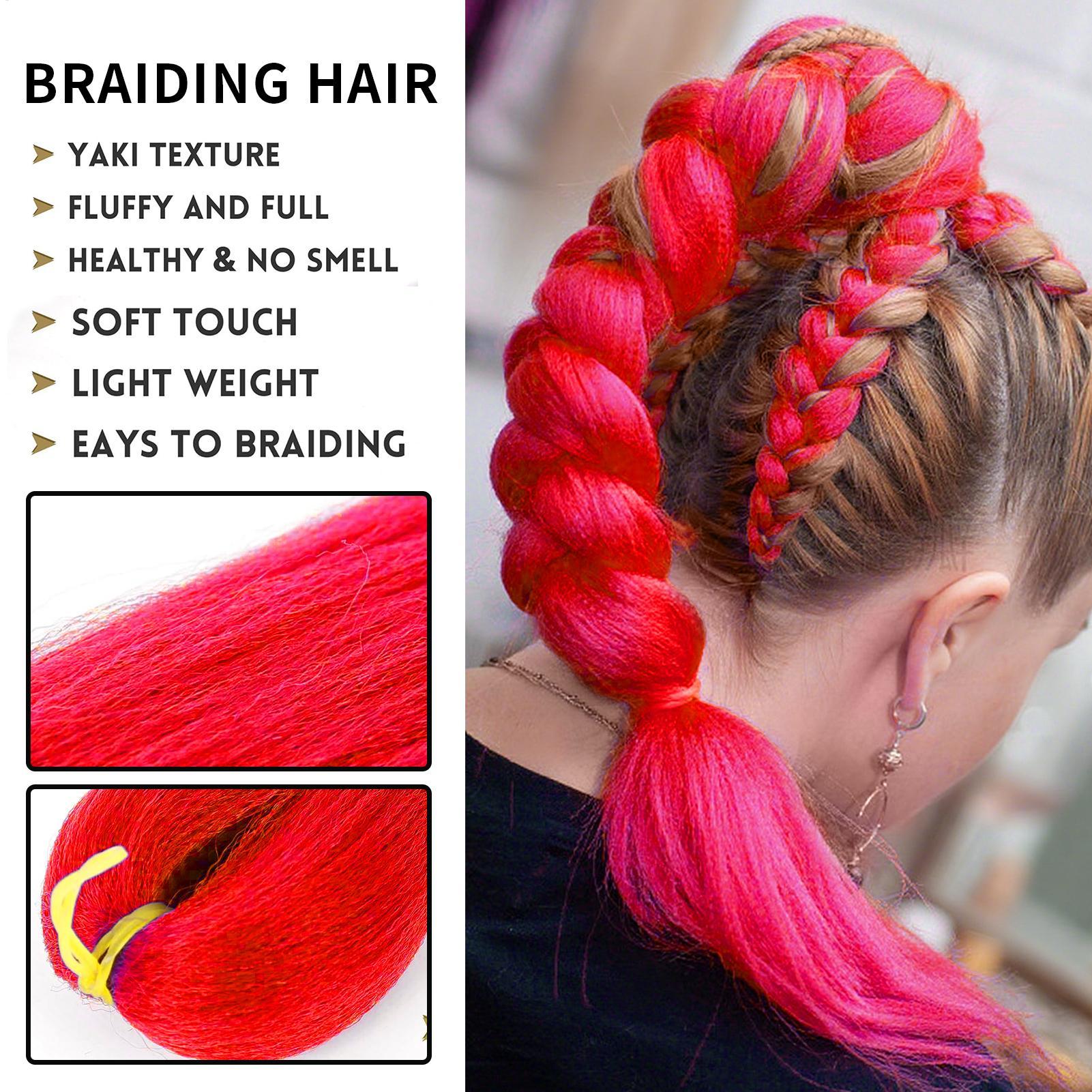 Rambut Kepang Sintetis Berwarn - Pure Beauty Hair & Makeup ulasan dan harga