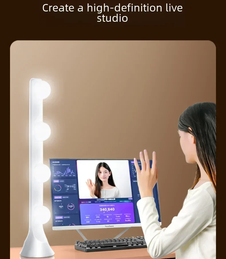 10W Profesional ​ ​ Lampu LED  - Beauty Makeup Studio ulasan dan harga