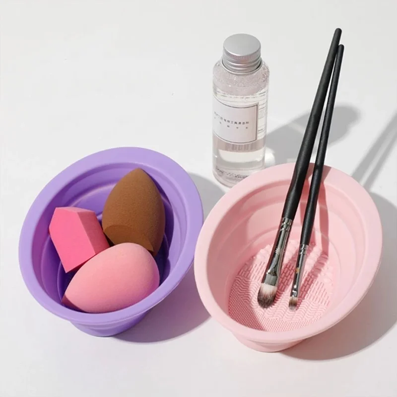 Alat Pembersih Kuas Makeup Sil - Beauty Makeup Tools Use ulasan dan harga