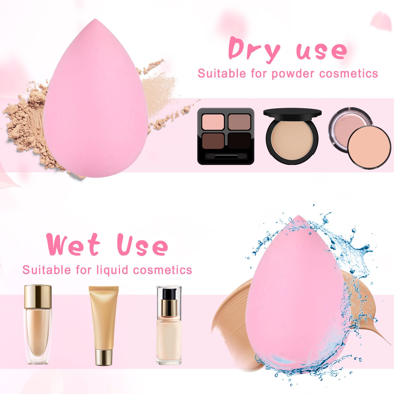 15 Buah Set Spons Rias Wajah,  - Beauty Blender In Makeup ulasan dan harga