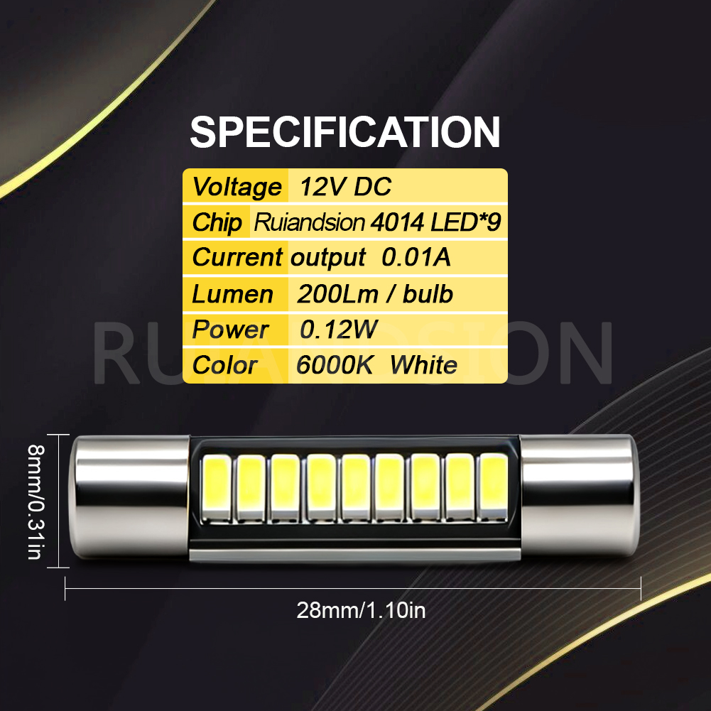 Ruiandsion 4 Buah Lampu Kubah  - Beauty Makeup Light ulasan dan harga