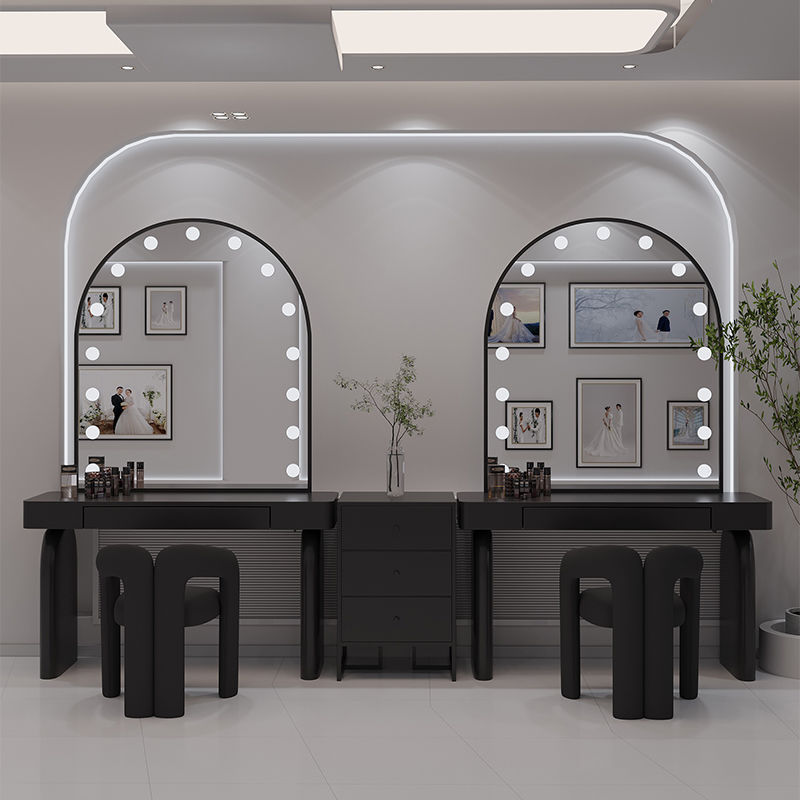 Meja rias dengan lampu, meja r - Beauty Makeup Studio ulasan dan harga