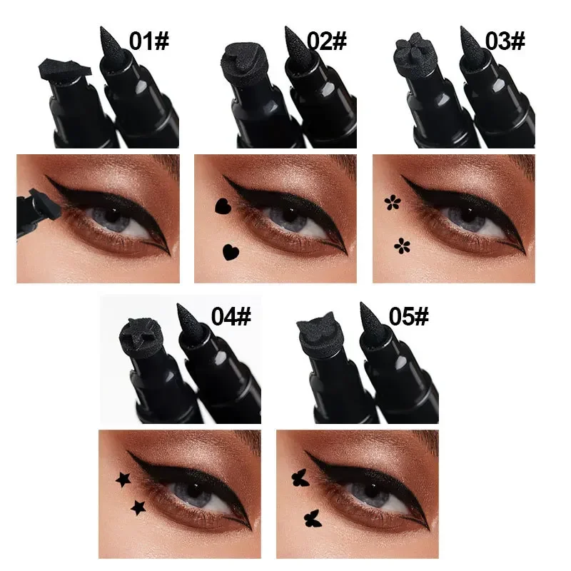 2 IN 1 Eyeliner segel kupu-kup - Beauty Mark Makeup ulasan dan harga