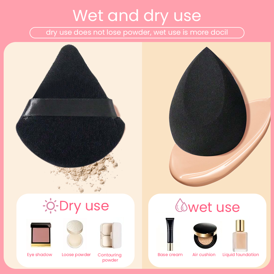 6 Buah Set Spons Rias Wajah Le - Beauty Makeup Tools Use ulasan dan harga
