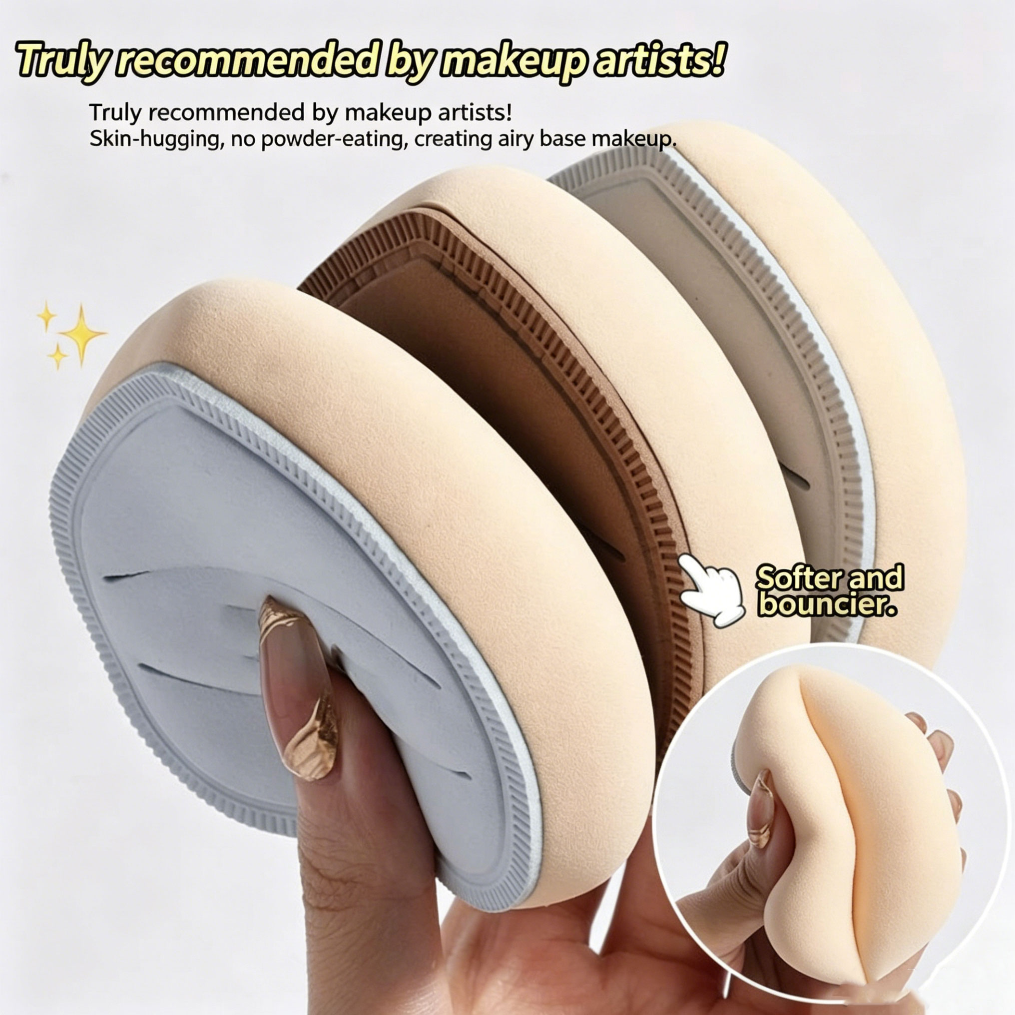 1 Buah Puff Kosmetik Super Teb - Beauty Makeup Tools Use ulasan dan harga