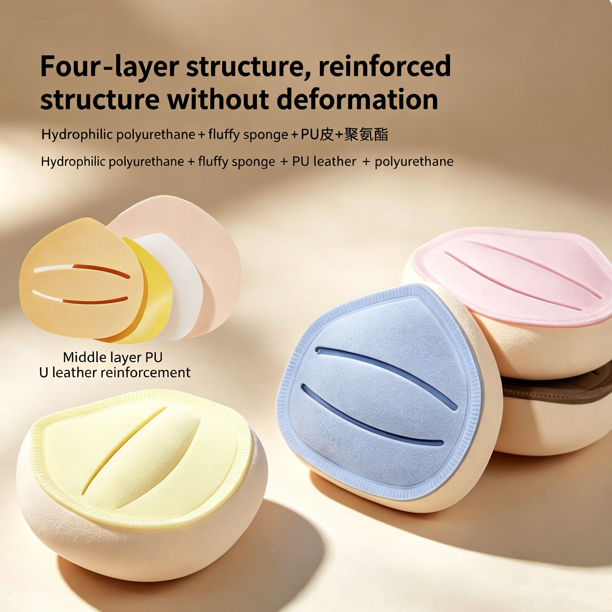 1 Buah Puff Kosmetik Super Teb - Beauty Makeup Tools Use ulasan dan harga