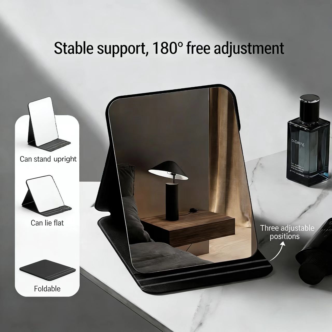 Cermin Rias HD Lipat Portabel, - Beauty Makeup Hd ulasan dan harga