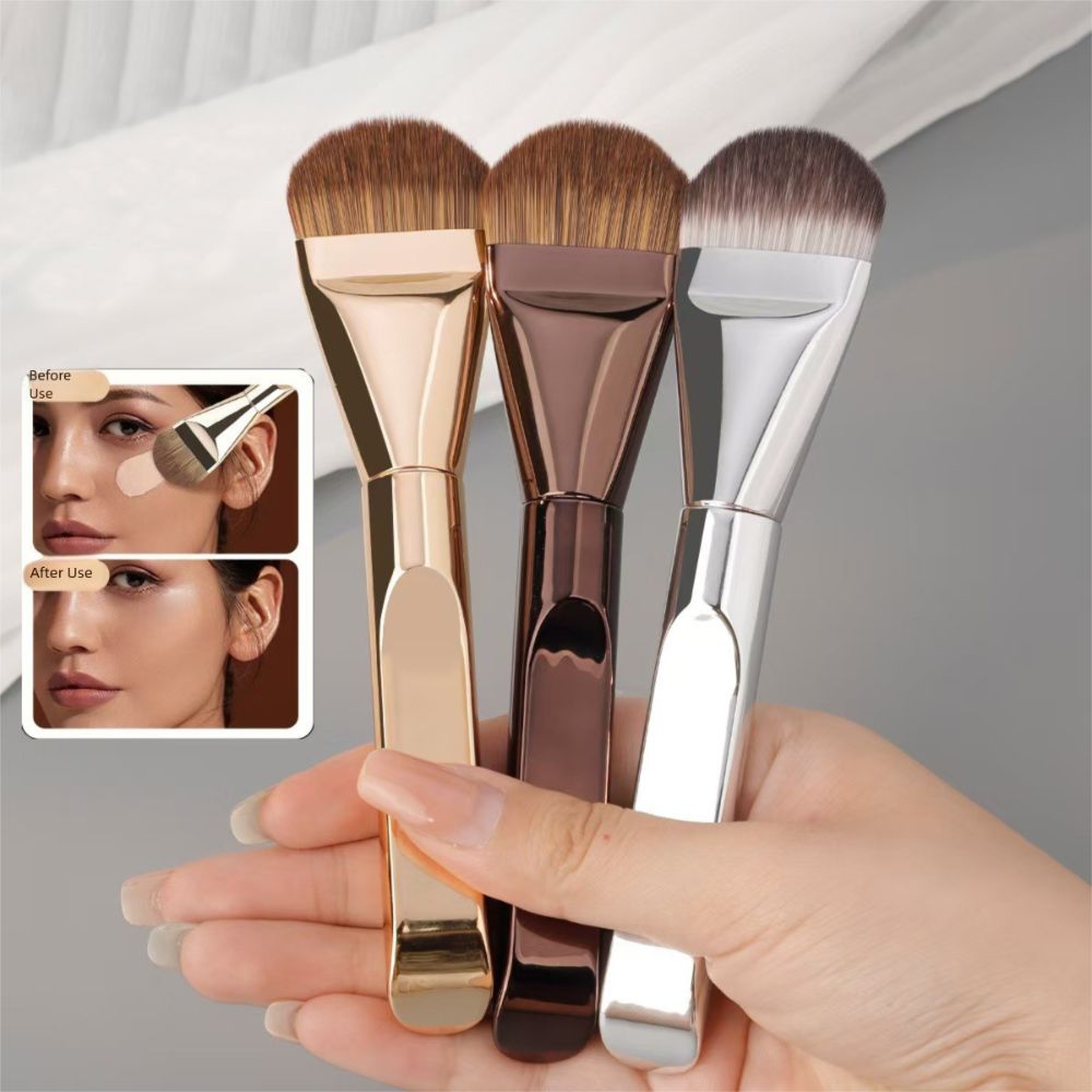 Kuas Foundation Ultra Tipis, K - Beauty Mark Makeup ulasan dan harga