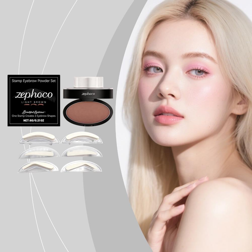Kit Stencil Stempel Alis Alami - Beauty Mark Makeup ulasan dan harga
